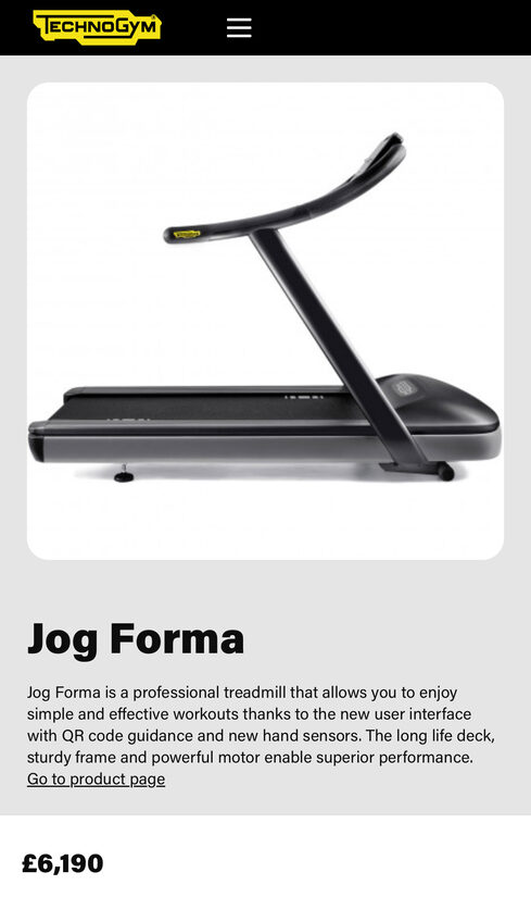 Technogym JOG FORMA